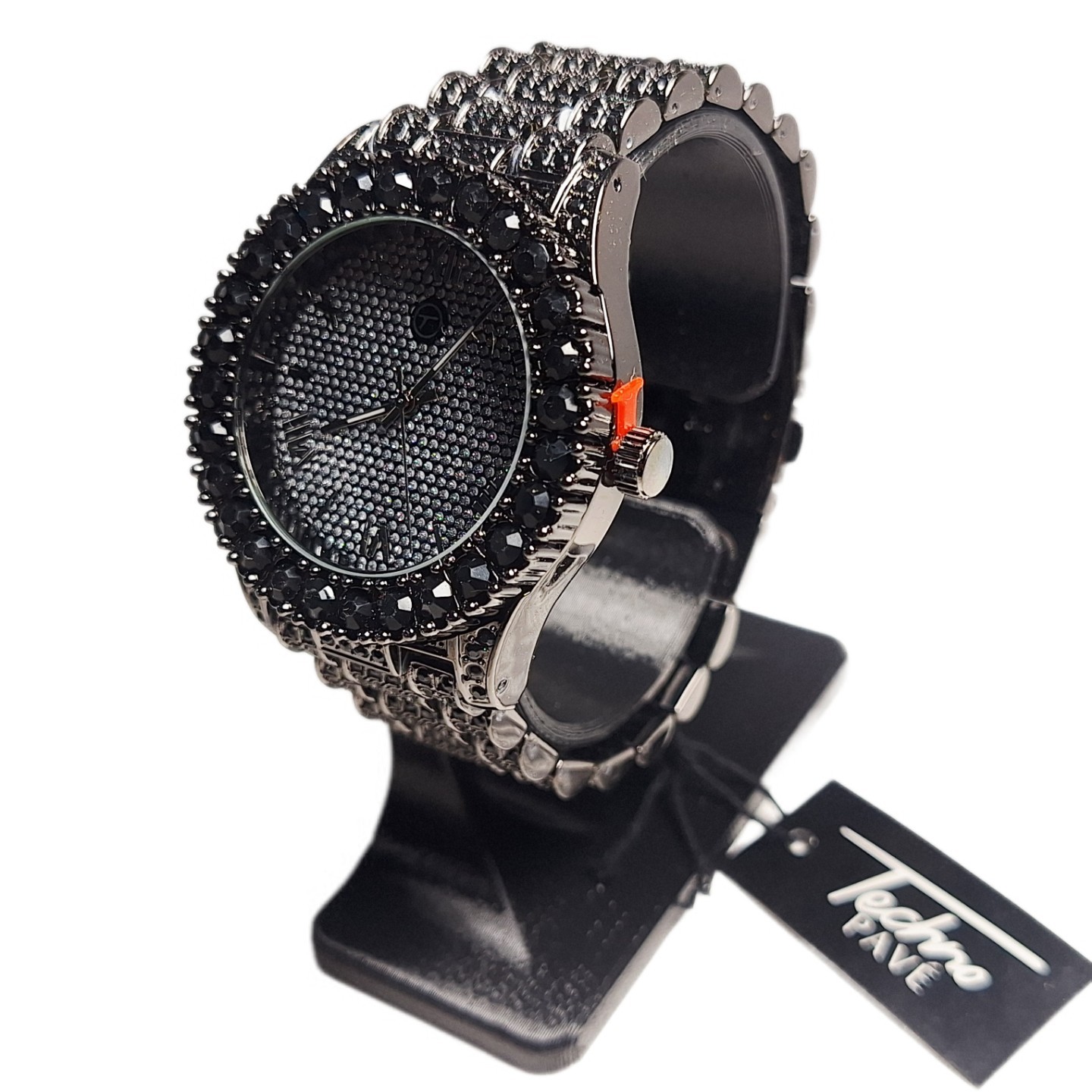 Fleximech Black Watch Stand Flexible Display Holder for Watches & Bracelets