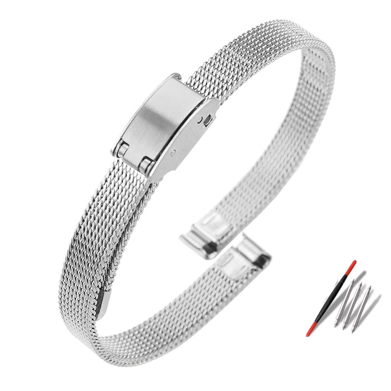 Milanese Stainless Steel Watch Band 6mm 8mm 10mm 12mm 14mm