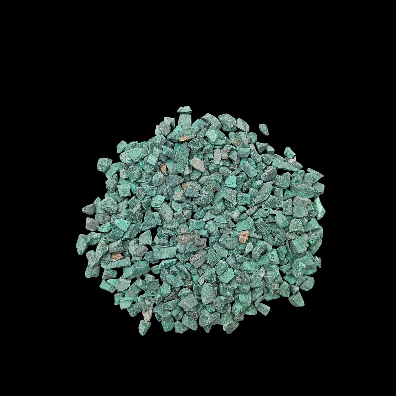 Malachite 3-5mm Coarse Crushed Gemstone for Resin Decor