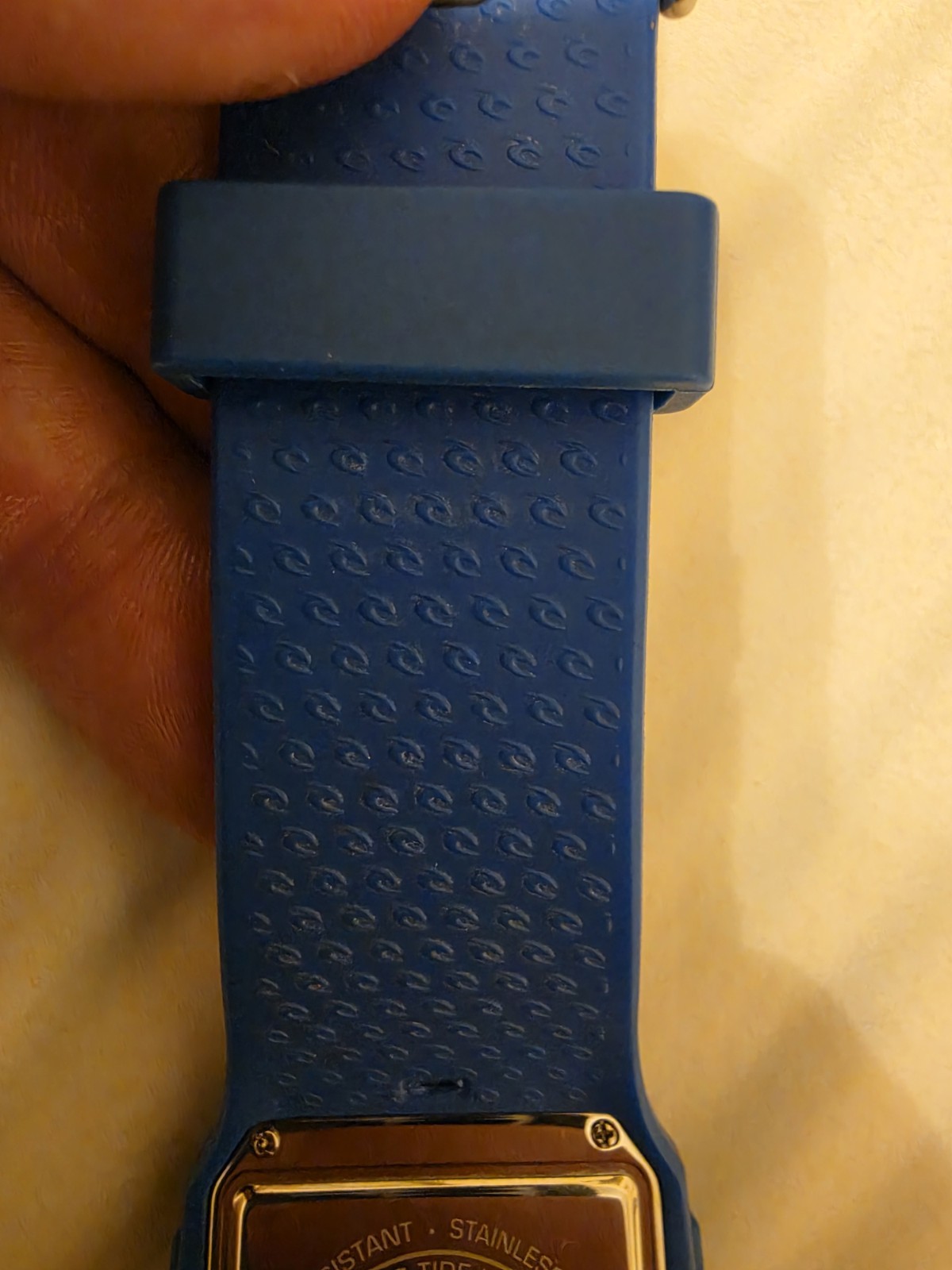 Rip Curl Tide Watch Blue Lcd Surf Great Condition A1119 New Battery. Awesome