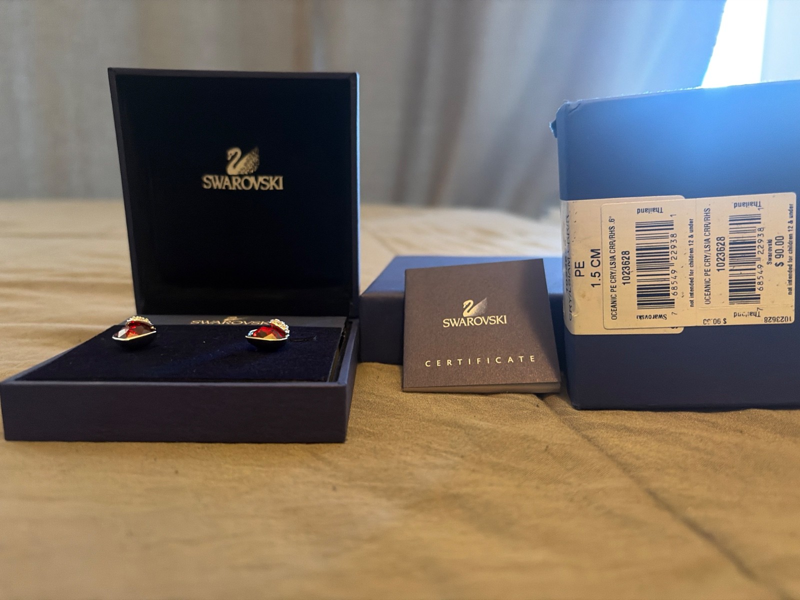 swarovski crystal earrings