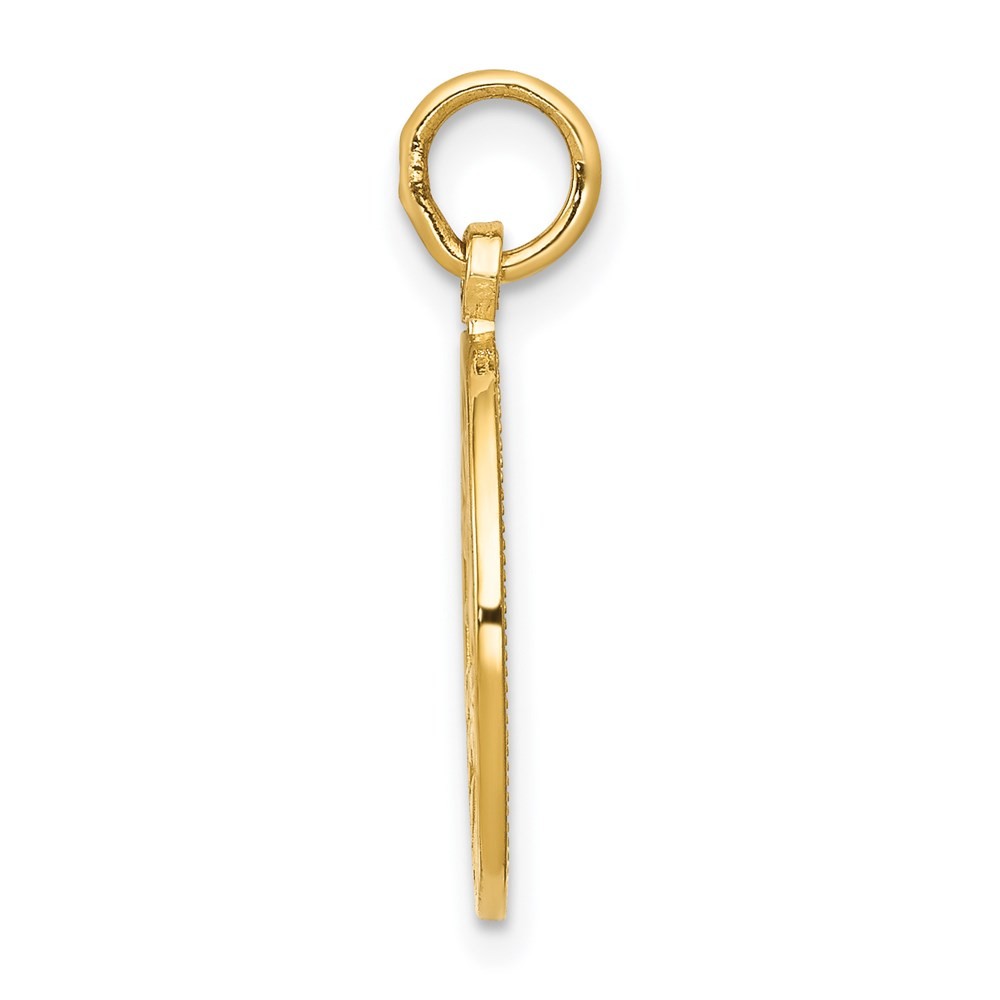 14k Yellow Gold COLLEGE GRADUATION Charm Necklace Womens