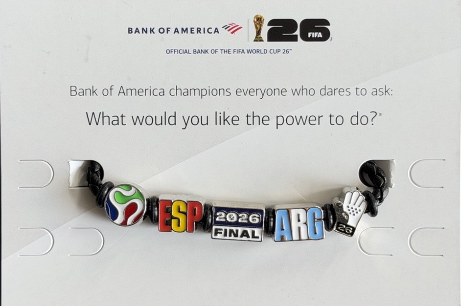 FIFA World Cup 2026 Bank Of America Bracelet ECU ESP ARG NYC