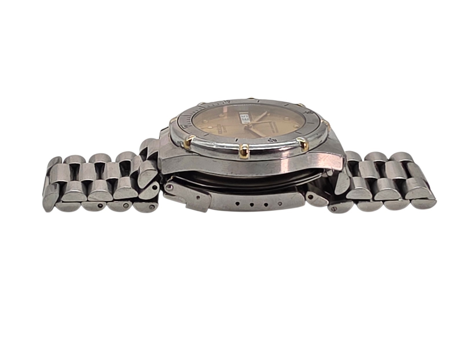 Krieger M882 Watch Stainless Steel Certified Swiss Chronometer Day Date New Batt