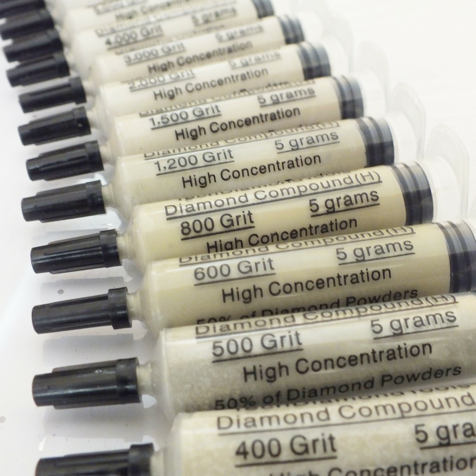 Diamond Polishing Paste 200,000 Grit 0-0.1 Micron (H) 50% Concentration; 5 Gram