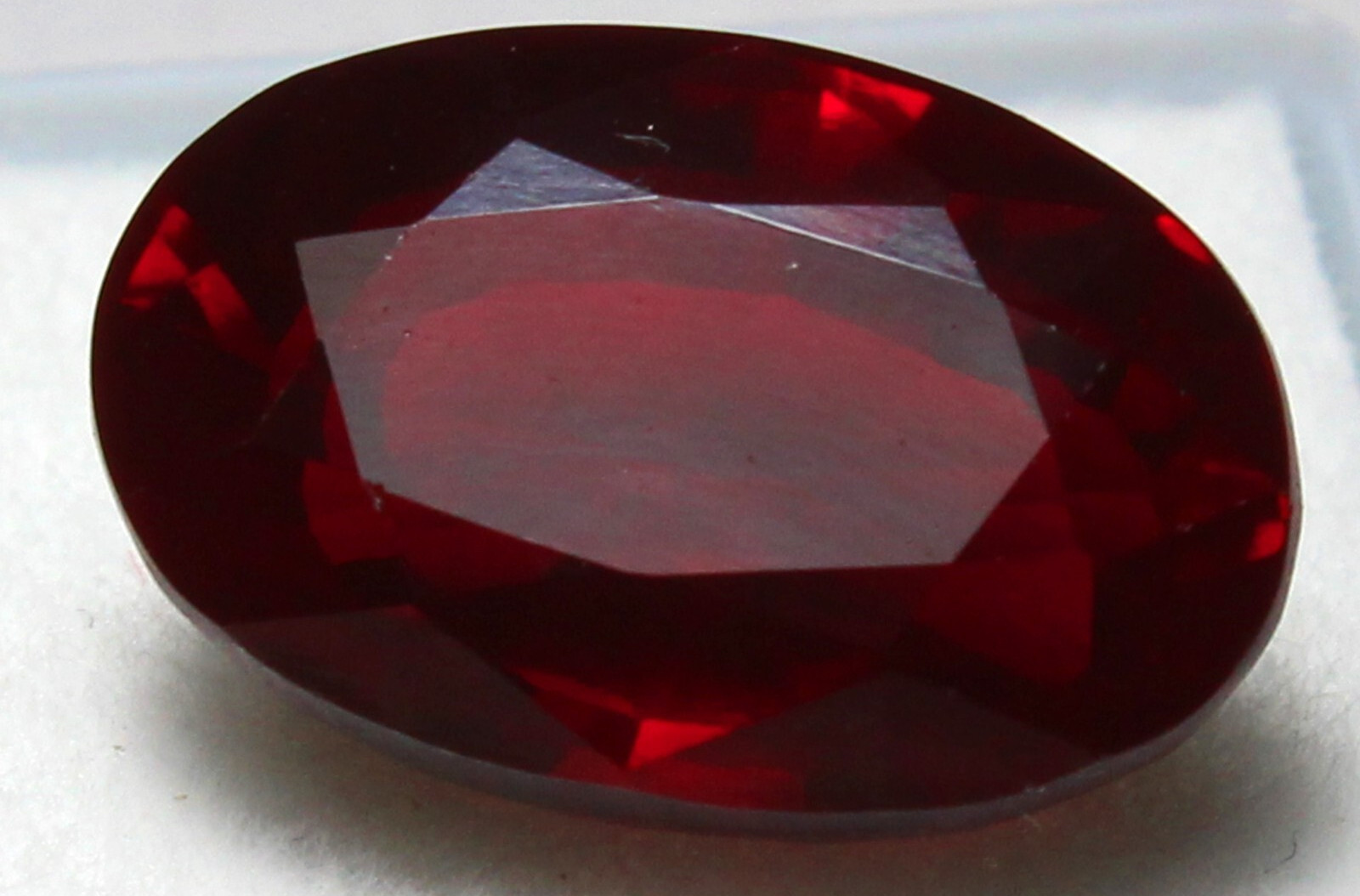 Natural 8.85 Ct Certified Madagascar Deep Red Ruby 15×10 MM Oval Shape Gemstone
