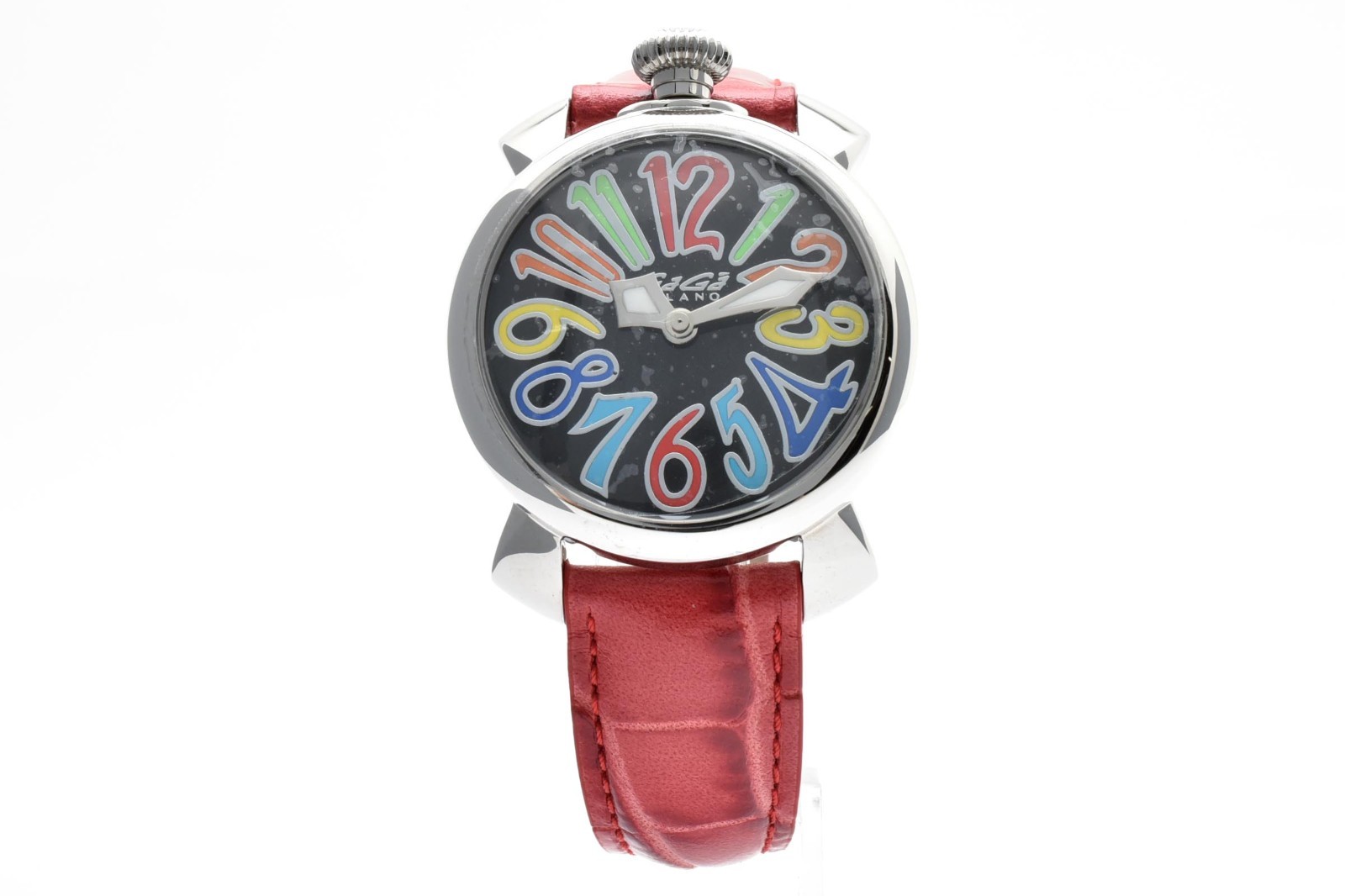 【EXC+4】GaGa MILANO Manuale 40mm 5020.5 Quartz MOP Dial Watch Leather strap Japan