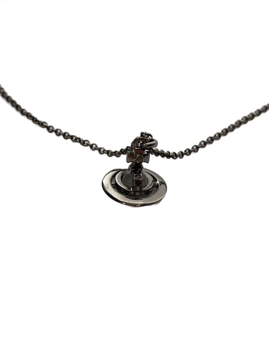 Vivienne Westwood Petit Three-Dimensional Orb Necklace/-/Slv/With Top/Women’S 19