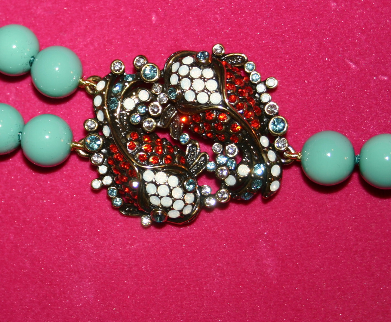 HEIDI DAUS KOI Necklace~RETIRED~NEW IN BOX Simply Irresistible Swarovski~FREE H