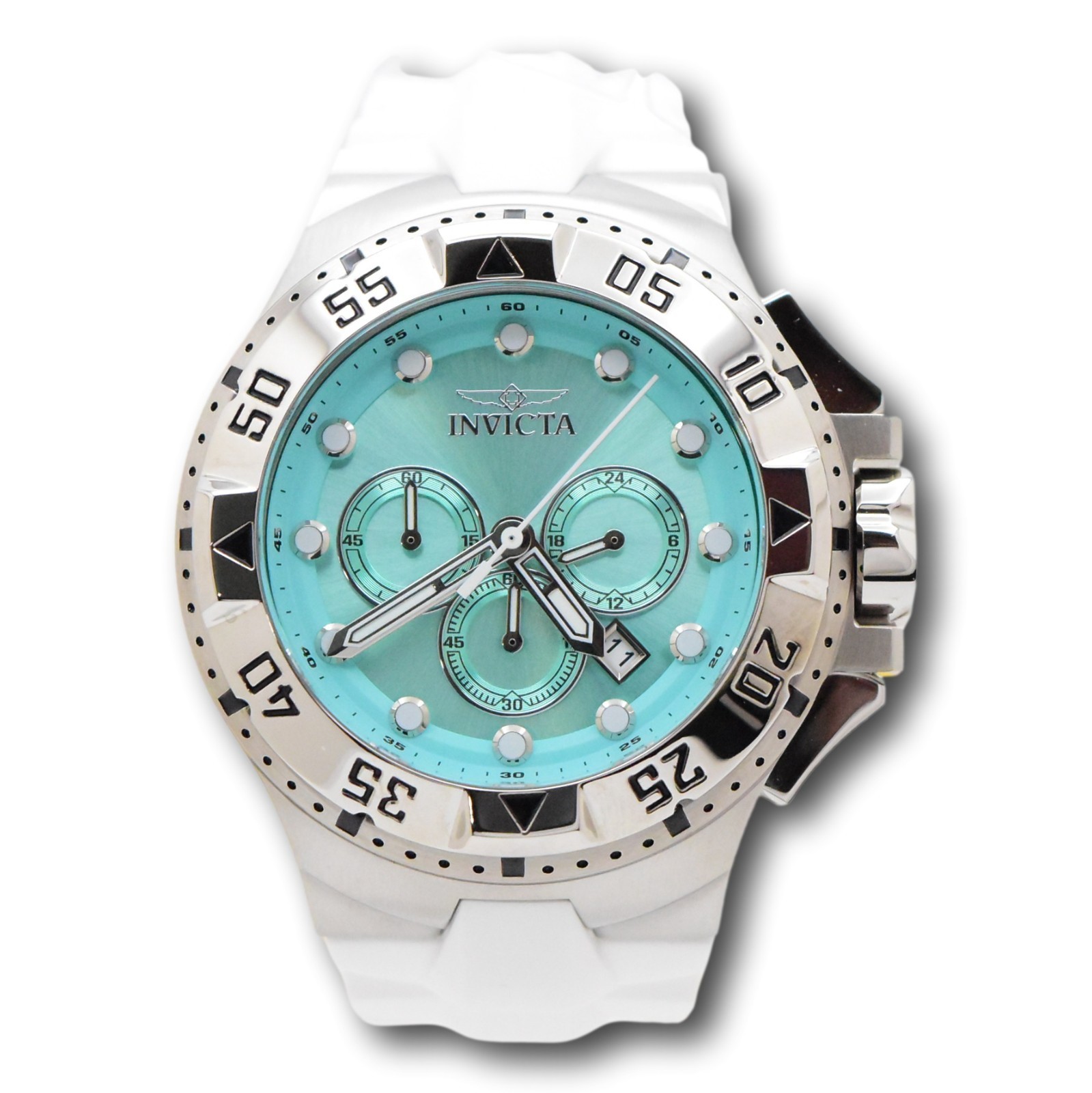 Invicta Excursion Kodar Men’s 50mm Turquoise Dial White Chronograph Watch 48534