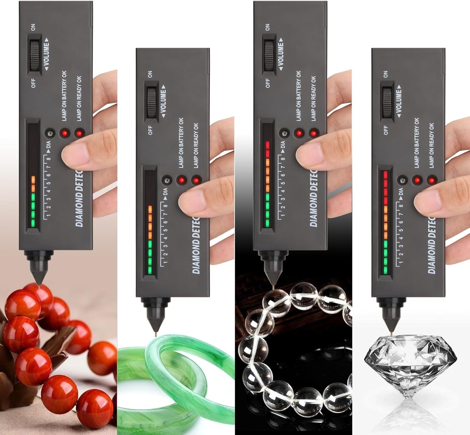 High Accuracy Diamond Tester Pen, Professional Jewelers’ Gemstone Detector
