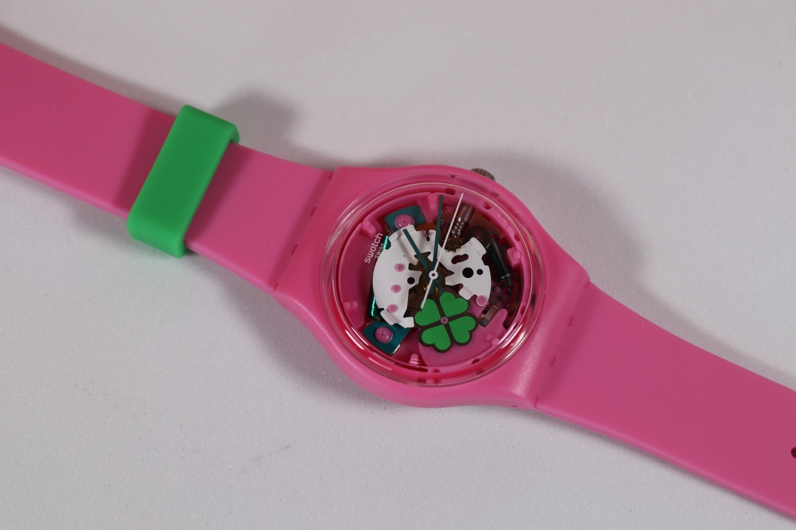 NEW Limited Swatch Originals Flowerfull Get Lucky Pink Women Watch 34mm GP147