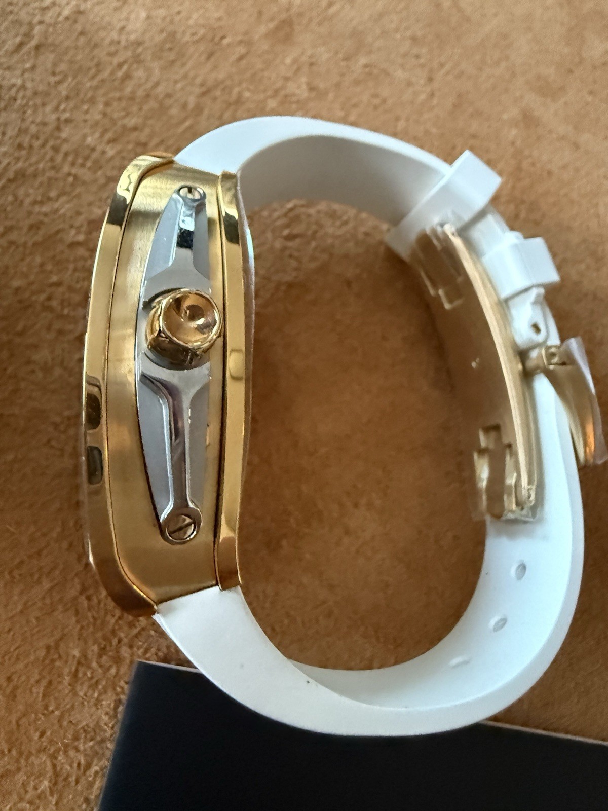 FROST NYC Evolution Auto Skeleton Sport Gold PVD| FRST-01-CY White $1500 Retail