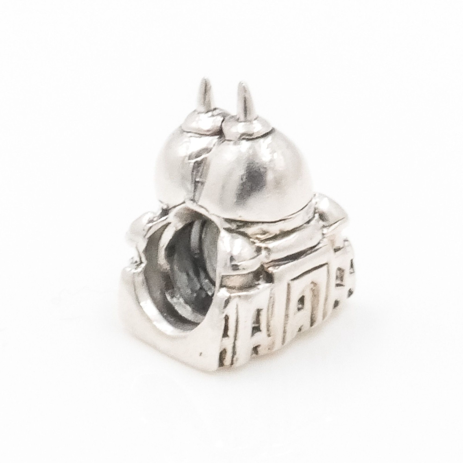 Mundo Briller Taj Mahal Sterling Silver Charm Travel Landmark Bead