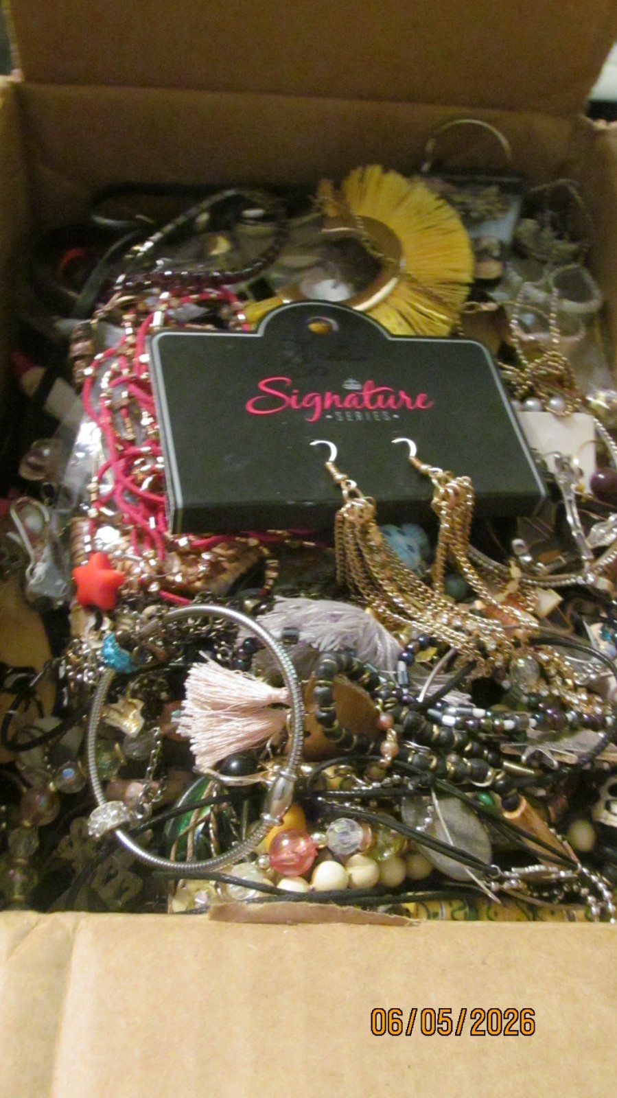 New/Vintage 10 lb junk drawer craft good wearable jewelry