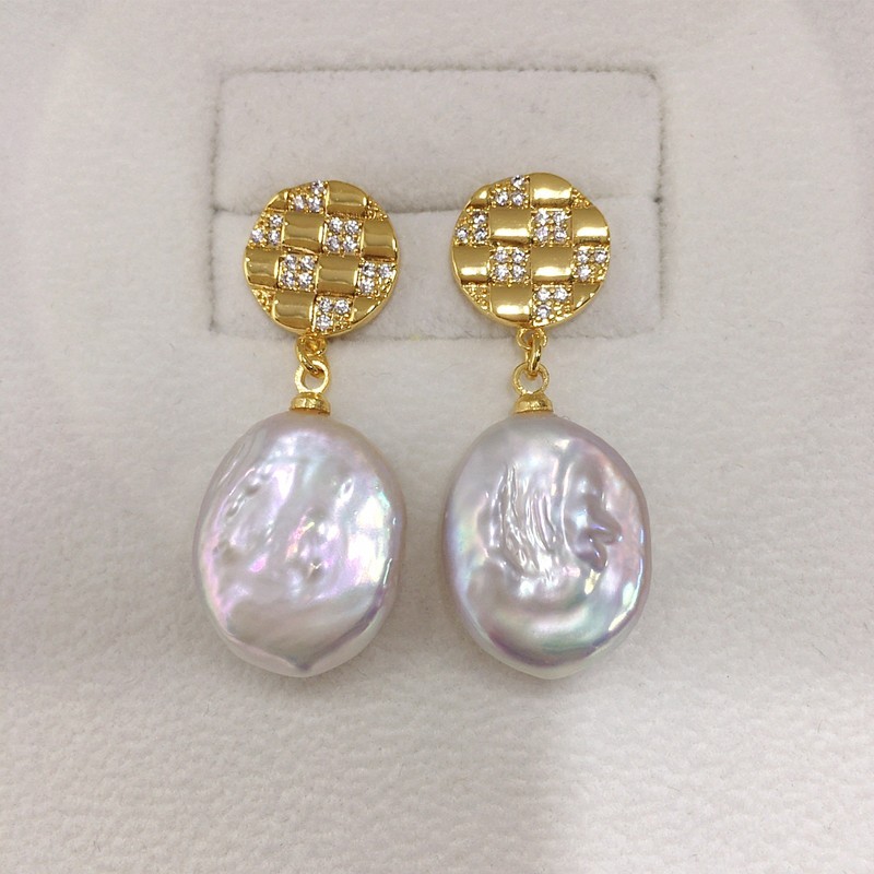 Pearl earrings , Silver Earrings , handmade earrings for women, AAAAA quality