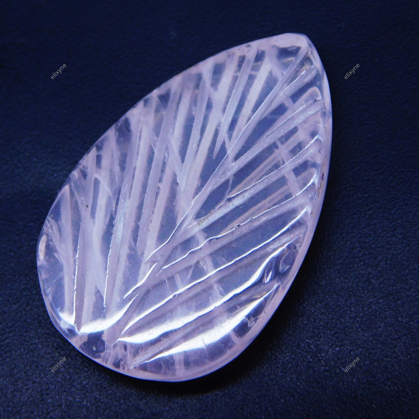 26.75 Ct Natural Ametrine Pear Carving Shape Certified Untreated Gemstone