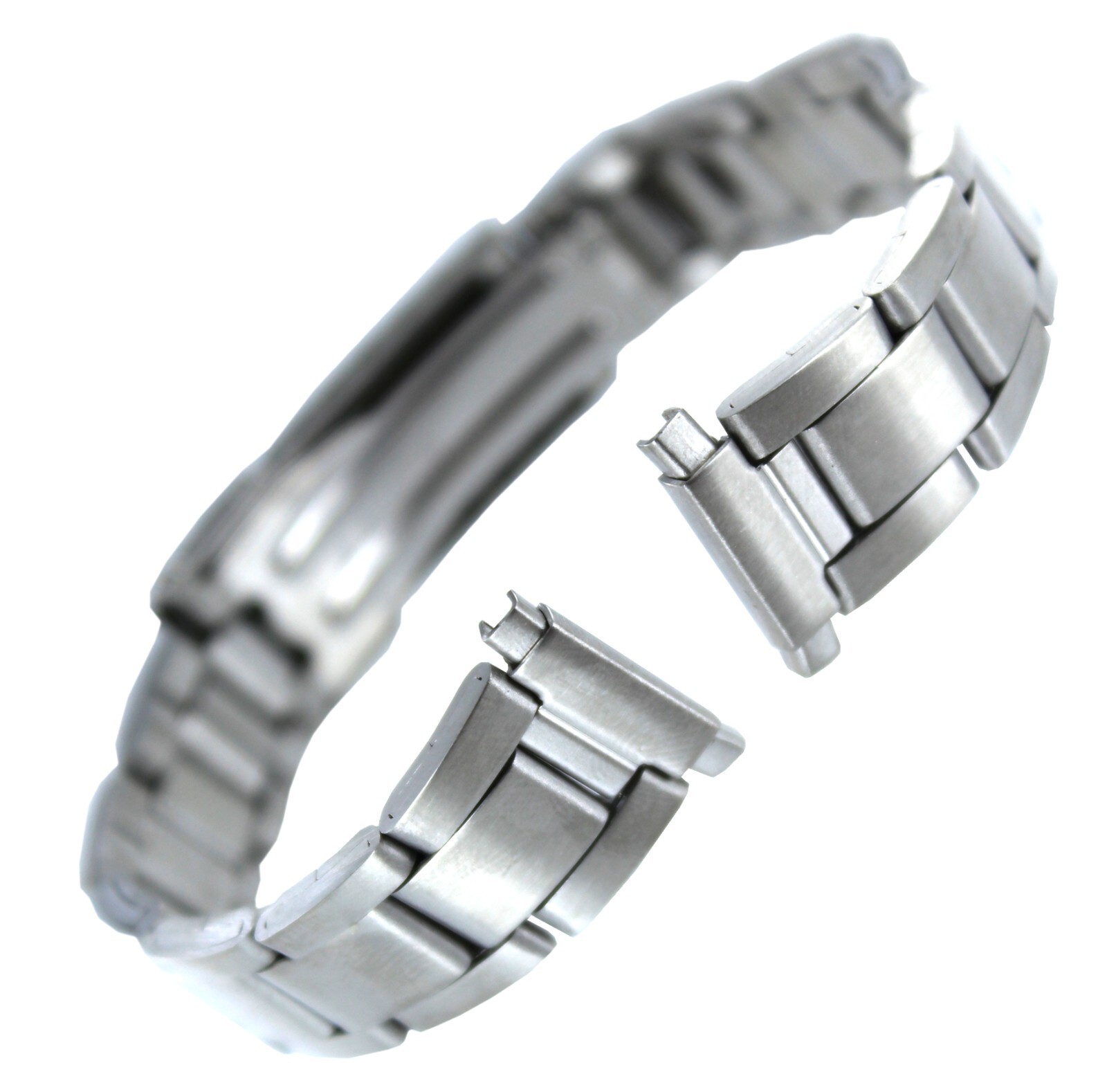 12-17mm Milano Stainless Fold Over Clasp W/Safety Curved Ends