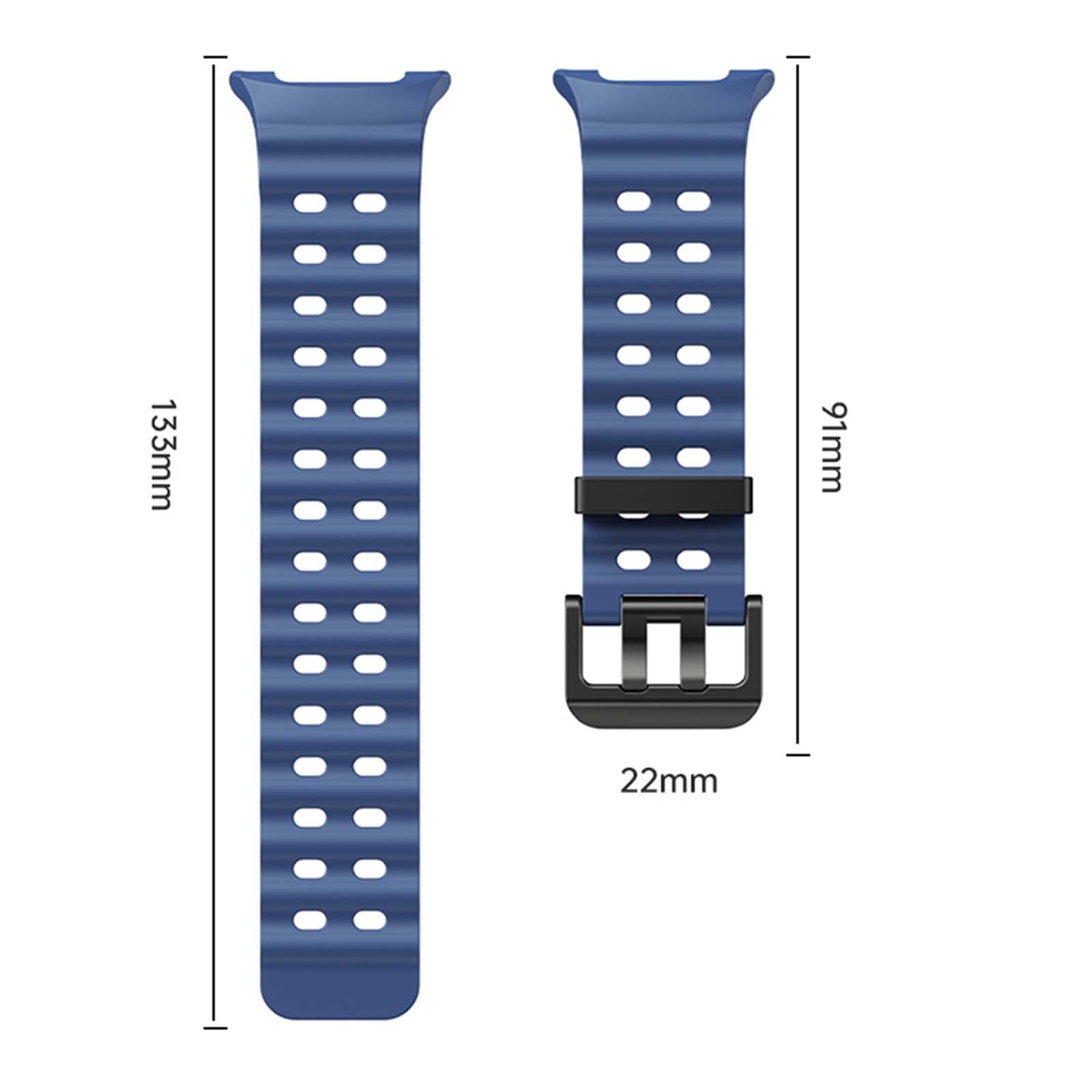For Samsung Galaxy Watch 8 Classic 46mm/8 40/44mm Silicone Strap Breathable Band