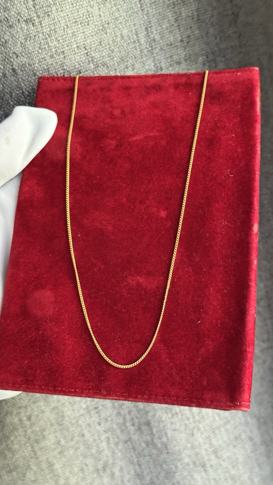 Chic Vintage Original USSR Gold 583 14k Chain with Tags 50,5cm 2,19 g