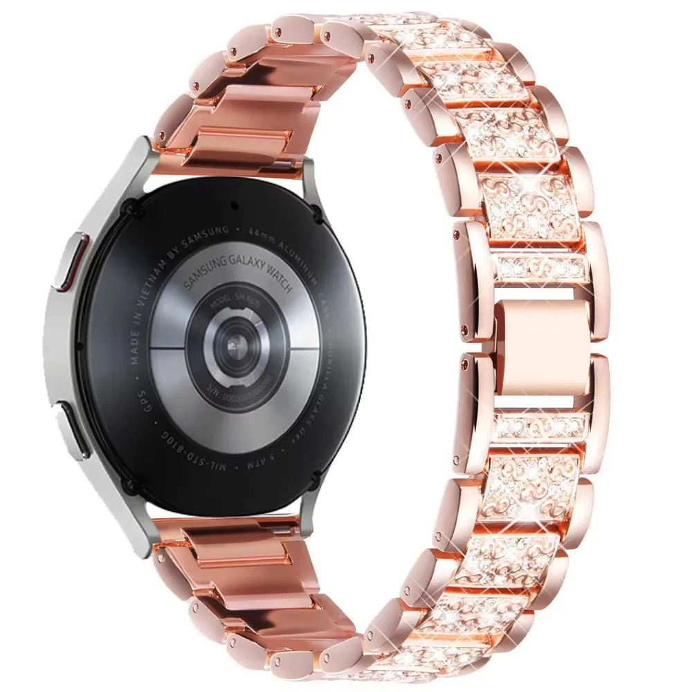 Diamond Bling Metal Band for Samsung Galaxy Watch 8 7 6 5 4 FE 3 41mm Active 1 2
