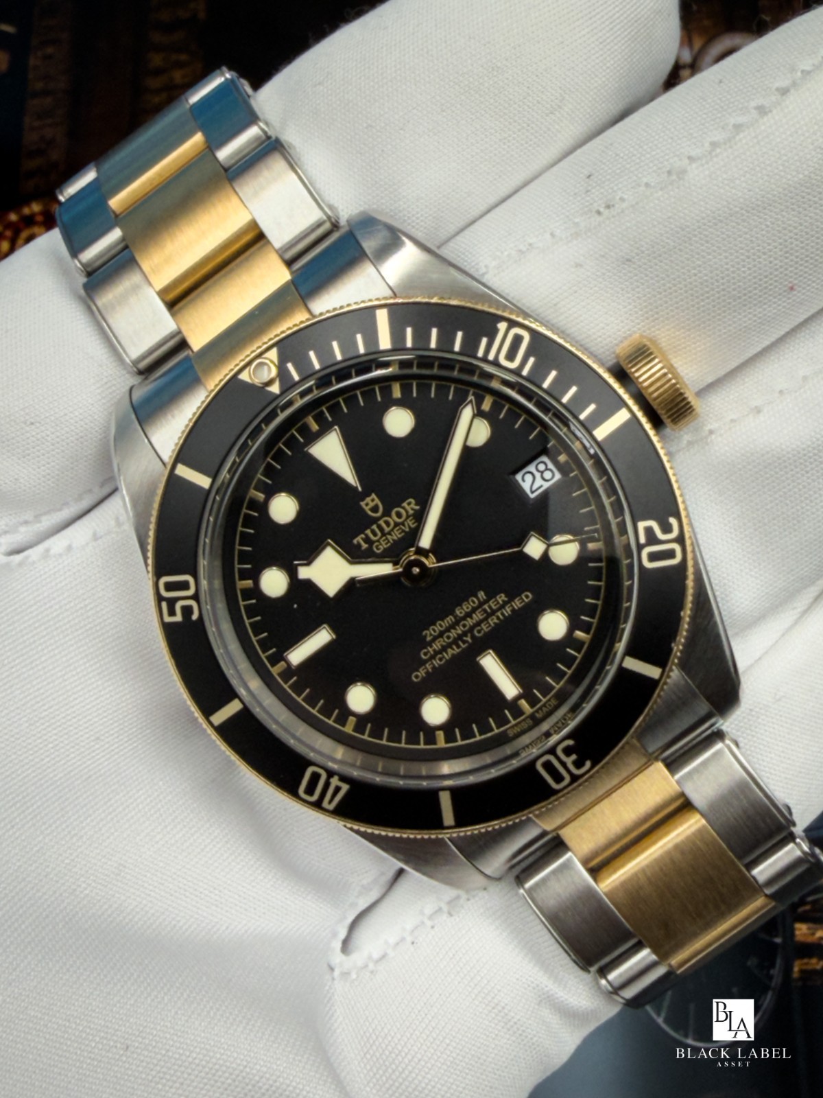 Tudor Black Bay S&G M79733N-0008 Black Dial 41mm Steel Gold Box Papers 2020
