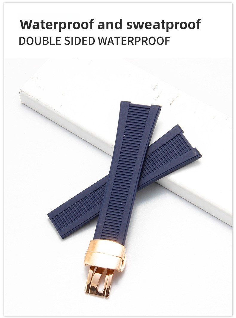 High Quality Rubber Watch Band Strap for Patek Philippe Nautilus 5711 5712 5726