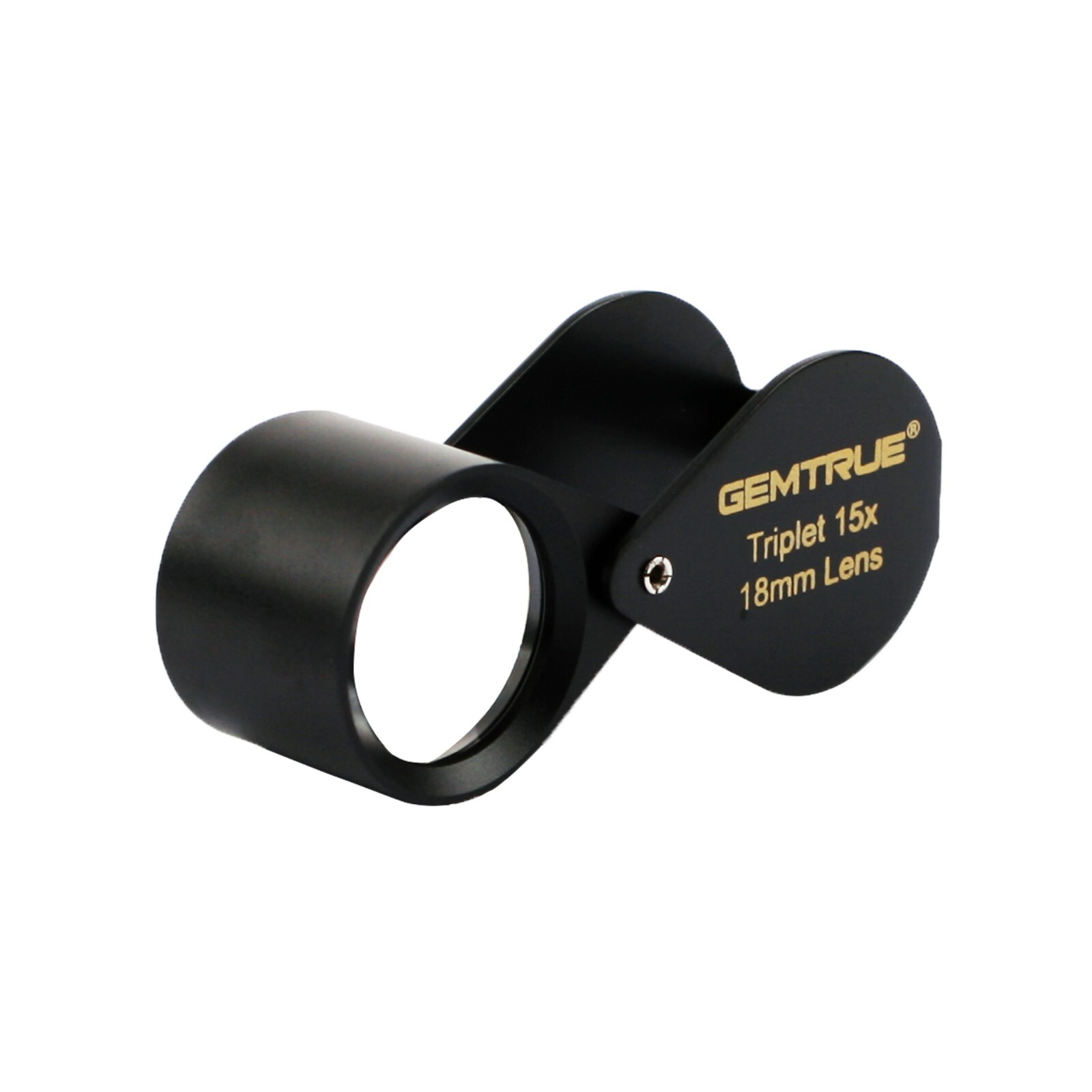GemTrue 15x 18mm Triplet Diamond Loupe – High Power Gemstone Magnifier