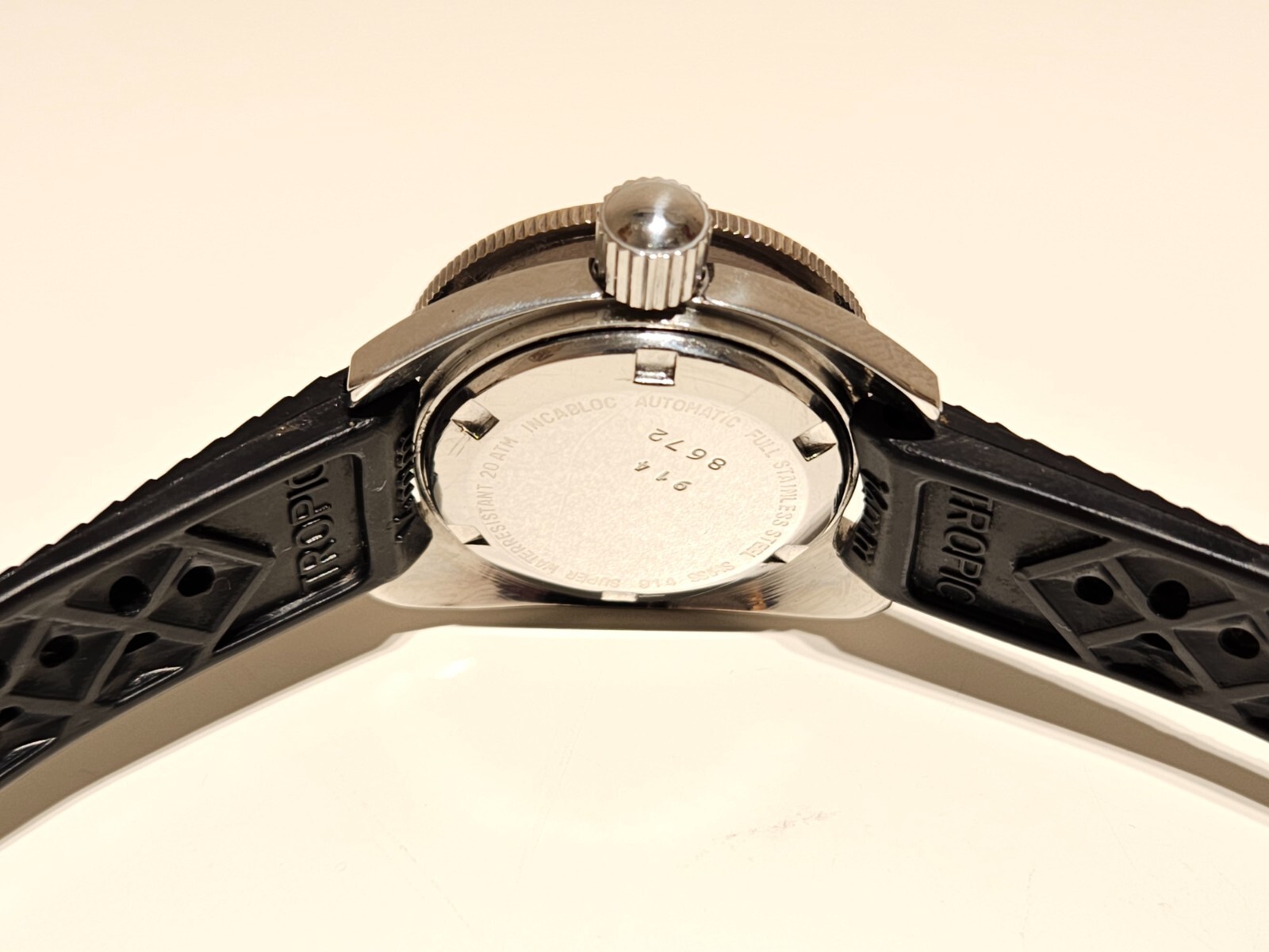 VINTAGE VERY RARE DIVER 200m ST. STEEL 29mm AUTOMATIC LADIES WATCH “JENNY” 21J