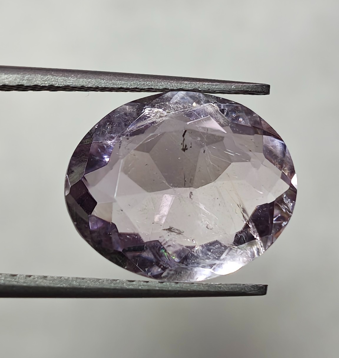 Earth Mined Pink Amethyst Focal Gem Brilliant Oval Cut for Custom Jewelry Making