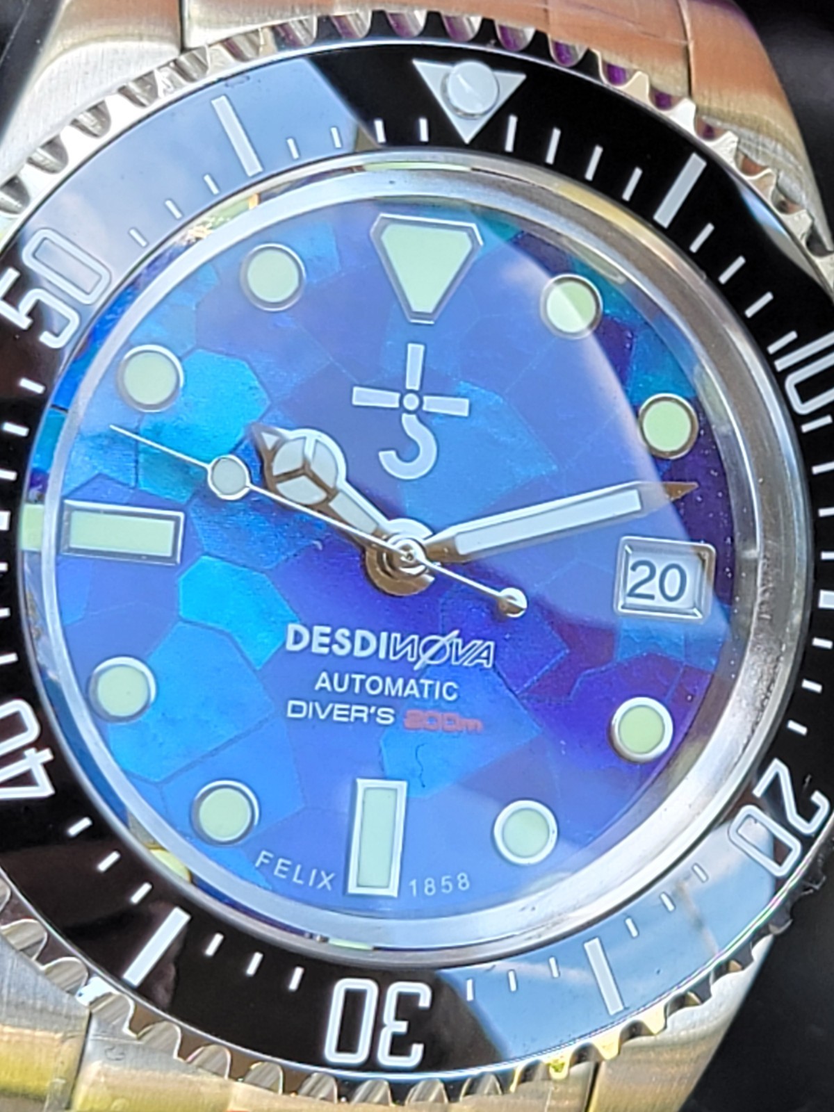Mod Automatic Divers Watch 44mm SII NH35 With All the Titanium Improvements