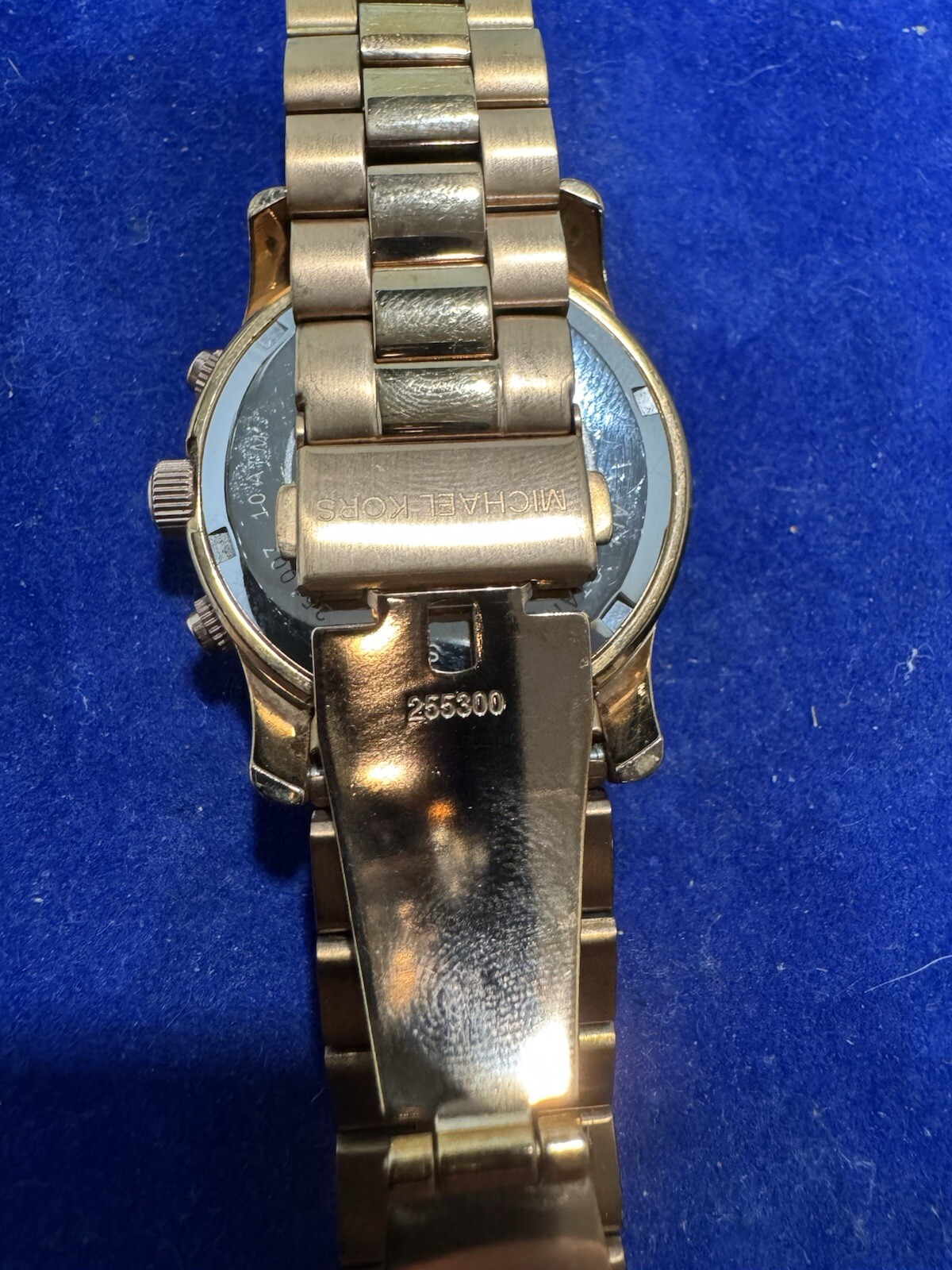 Michael Kors MK5128 Runway Rose Gold Stainless Steel Women’s Watch New Battery