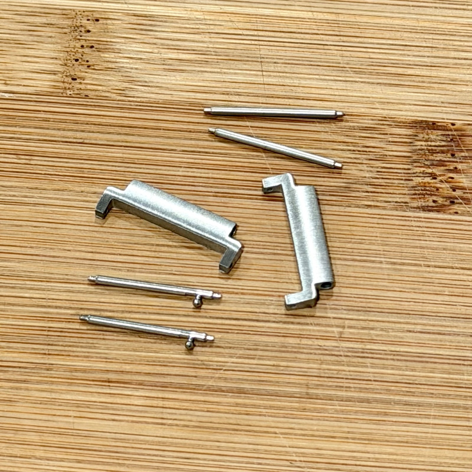 22mm Strap Adapter for 20mm Watch Lugs Quick Release Stainless Steel Brushed