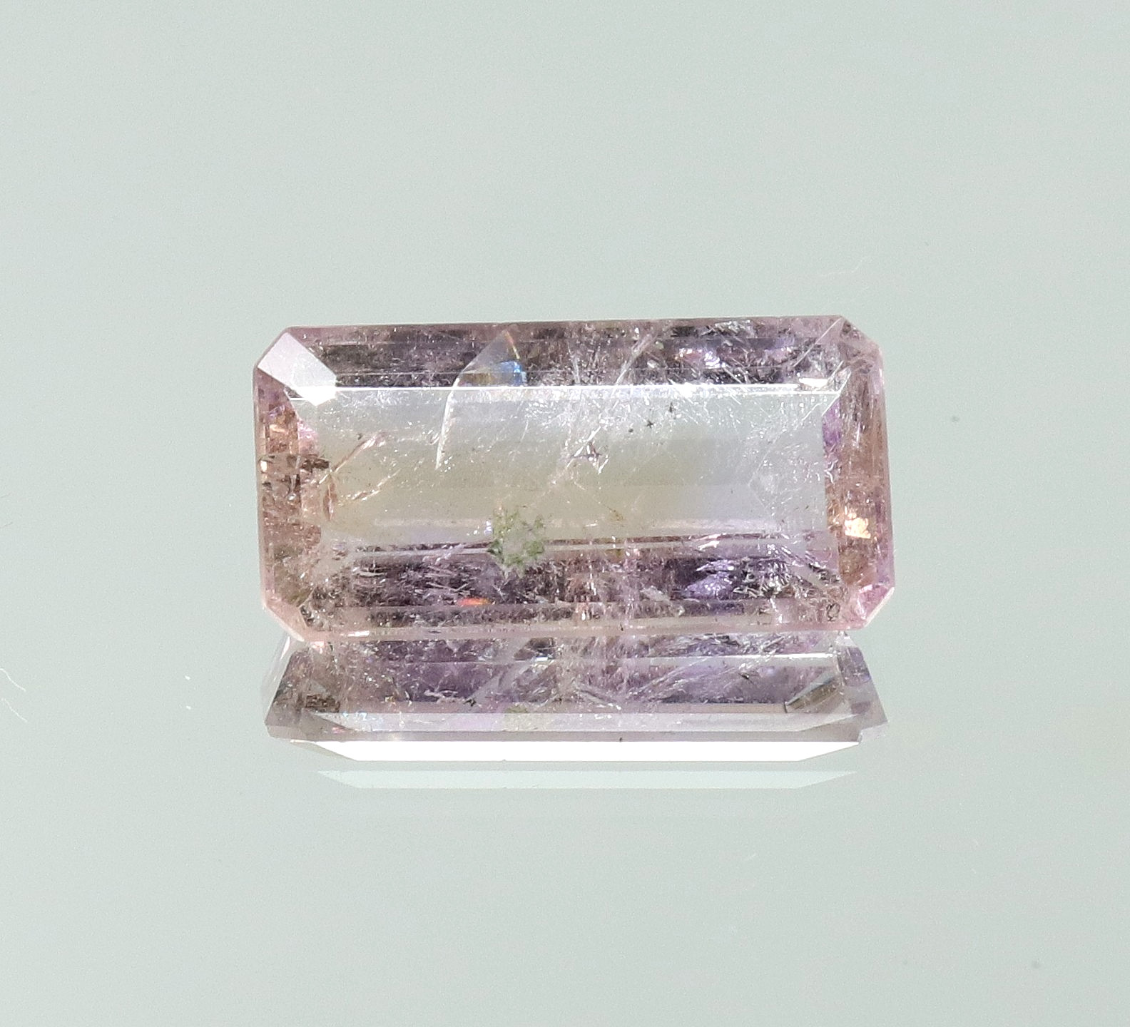 Natural Bolivia Ametrine Bi-Color 7.80 Ct Untreated Certified Loose Gemstone