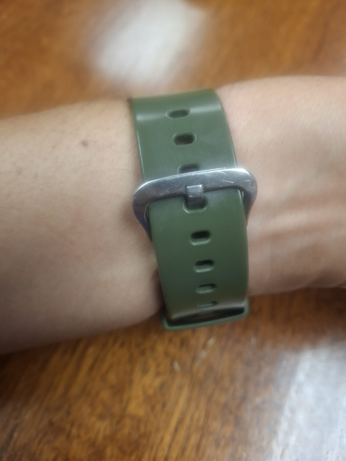 Casio G-shock GM-5600B Negative Display Metal Bezel Green Band Watch