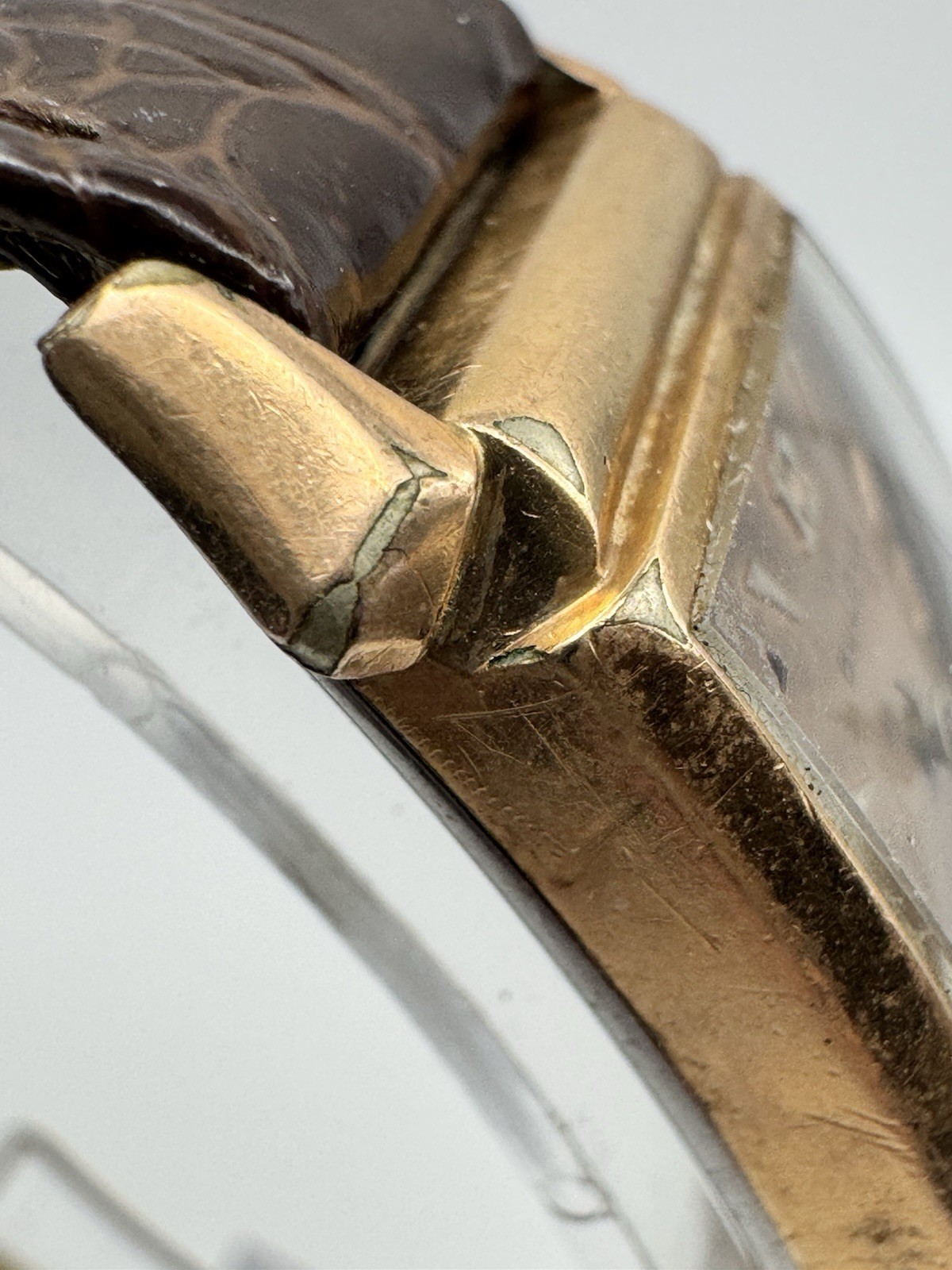 BULOVA Squadron 8AE HOODED LUG 14KT RoseGOLD FILLED 1940’S WATCH 17 JEWELS