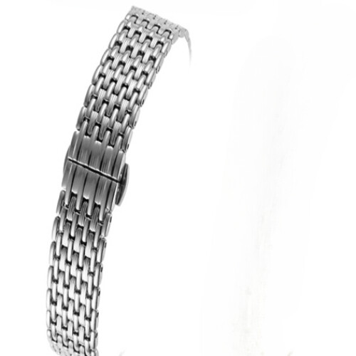 Ultra-thin Solid Stainless Steel Strap Premium Butterfly Clasp Watch Band12-22mm