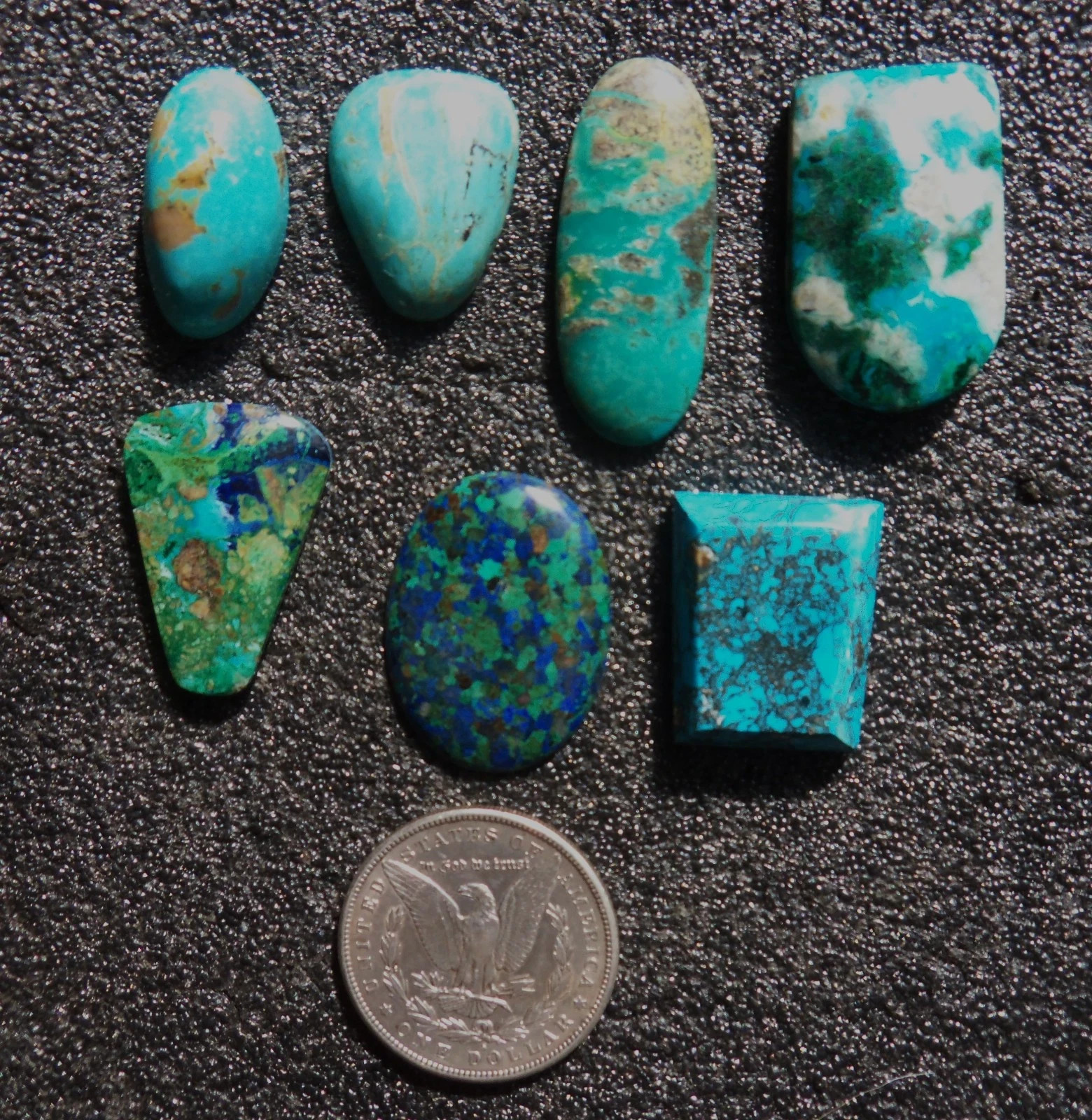 Turquoise Cabochon Lot Bolo Stones