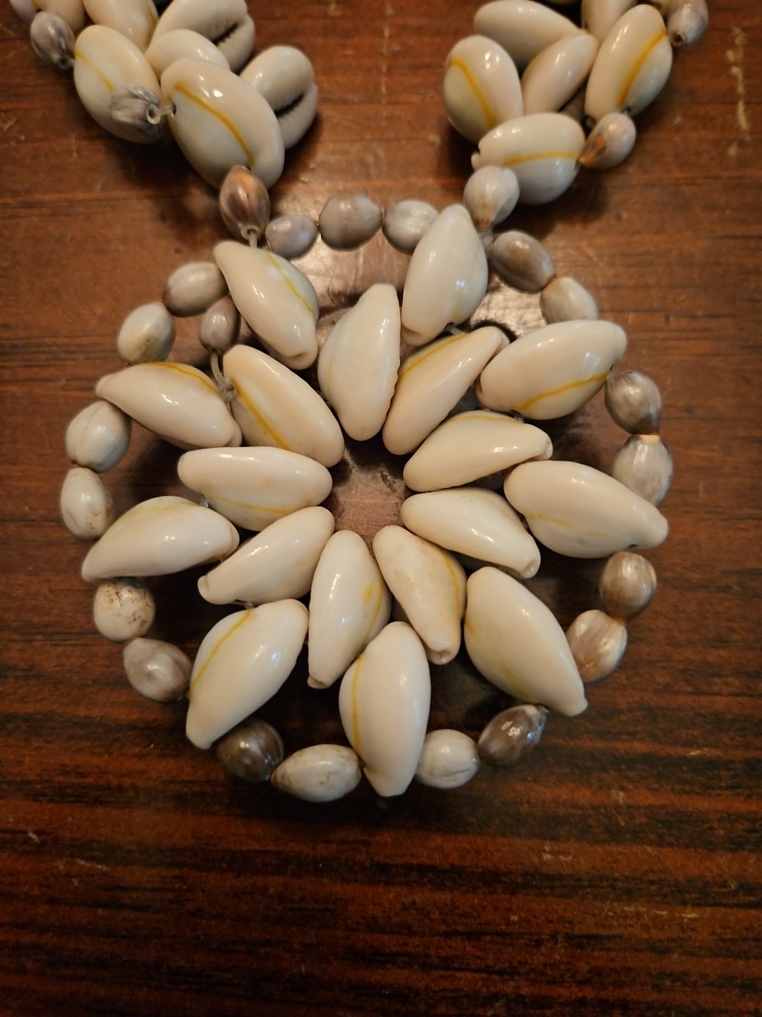 Natural SeaShell Necklace Beach Nautical 24″ ~ Preowned With A Couple Defects