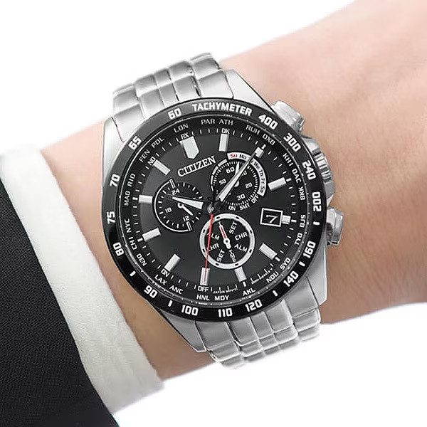 CITIZEN COLLECTION CB5874-90E Eco-Drive Radio Chronograph Men’s Watch