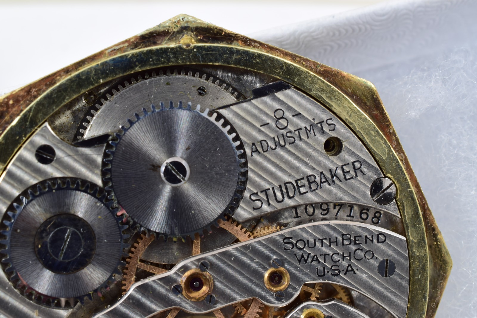 1924 South Bend 12s 14Gold-Filled 21j Studebaker Model 1 Pocket Watch