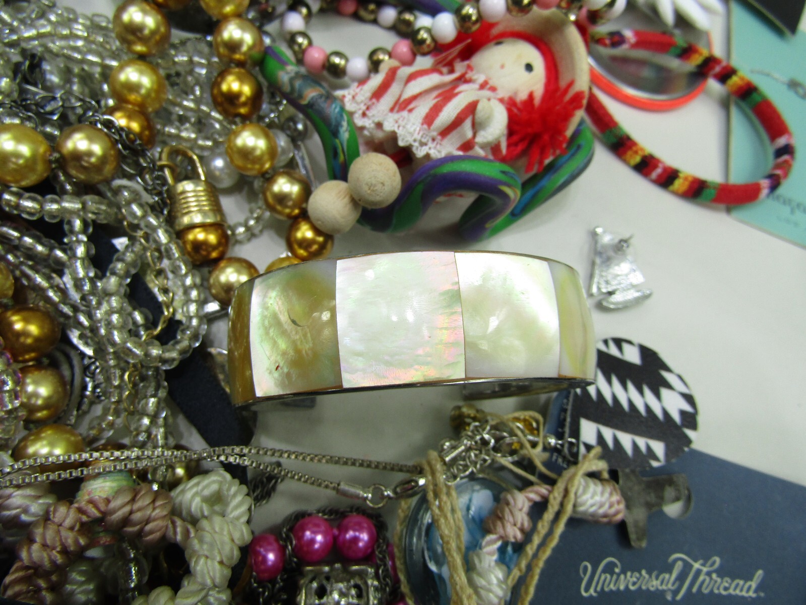 Jewelry Necklaces Earrings Studs Hoops Dangle Rings Bracelets Pins Mixed Lot