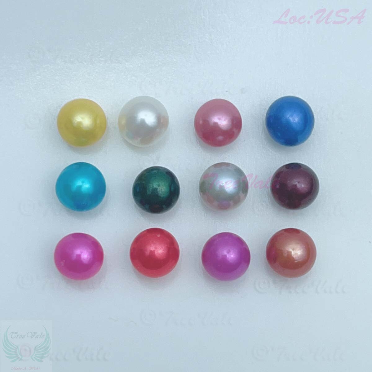6-7mm Loose Pearl-Single /Twin Pearls-Opened from Akoya Oyster-Multiple Colors