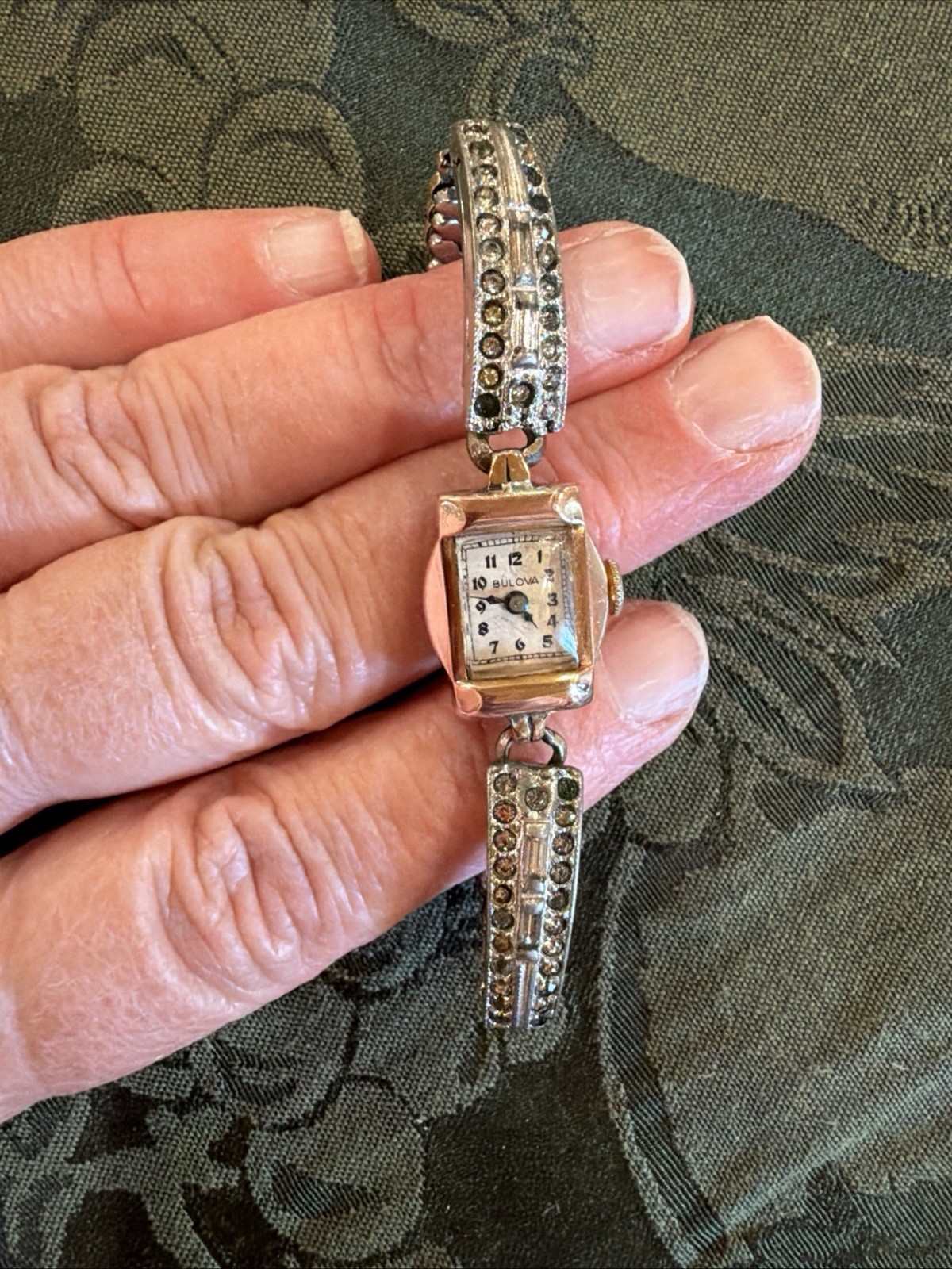 VTG 14K Rose Gold Ladies Watch Bulora Comp. See Description In The photos