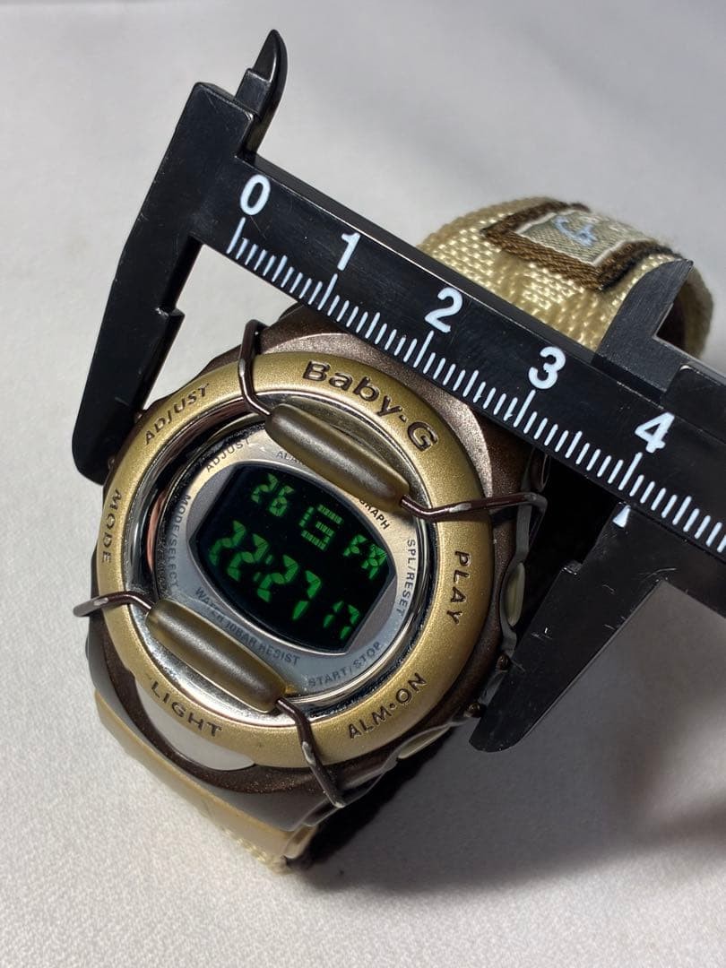 CASIO Baby-G BGM-115GT (Battery replaced, inverted LCD)