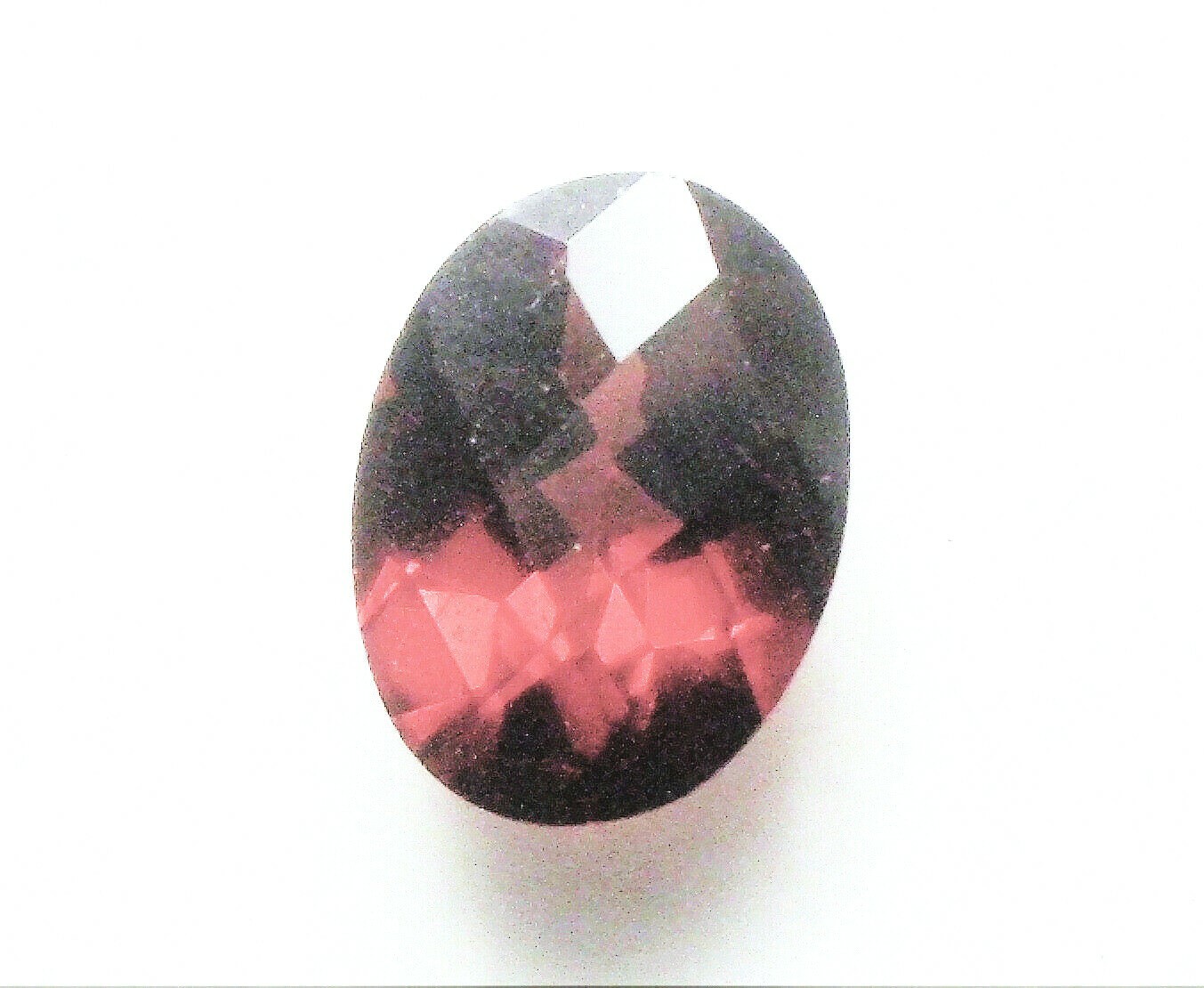 8 X 6 mm OVAL CHECKERBOARD CUT GARNET MOZAMBIQUE AFRICA GEMSTONE B – C GRADE
