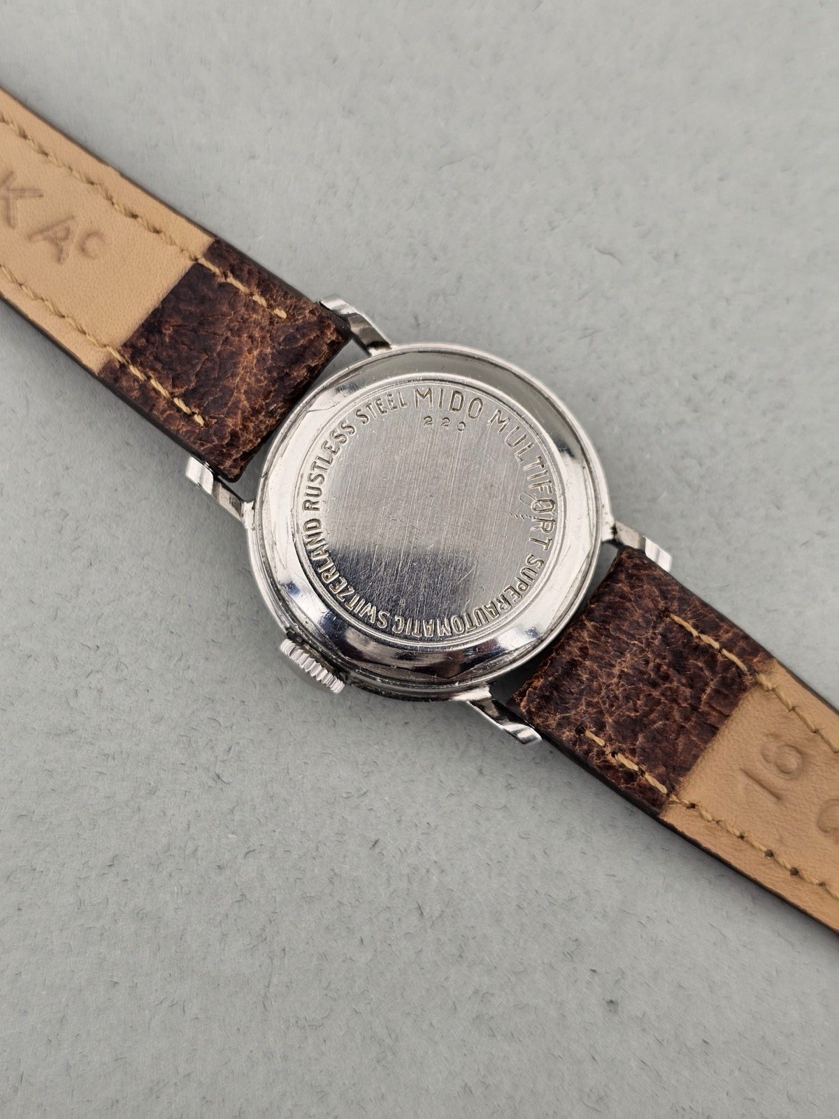 Vintage Mido Multifort Extra “Super Automatic” Bumper Watch Cal. 817 Steel 30mm