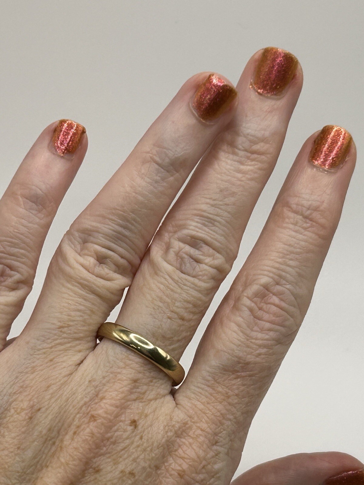 Estate 14k Yellow Gold ArtCarved Wedding Band Ring 3.2 Grams 3.5mm Size 8.5