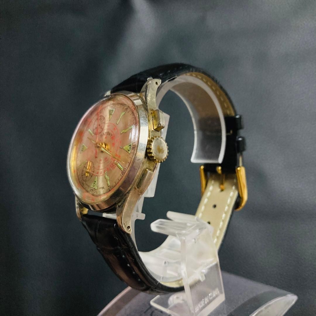 Vintage Silver 35mm Manual Winding Swiss Mechanical Watch Used