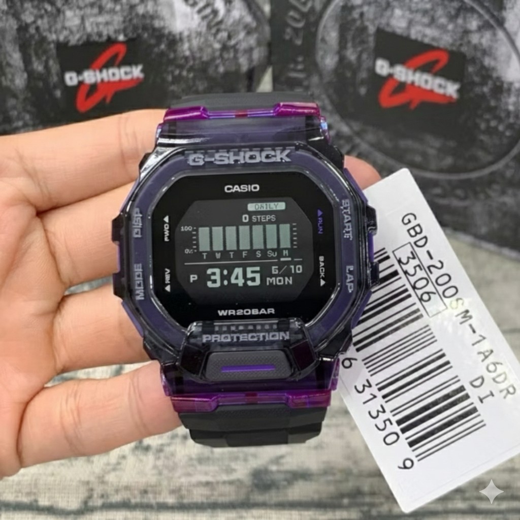 Casio G-Shock G- Squad Bluetooth Step Tracker GBD-200SM Series (Brand New)